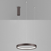 Lampa wisząca nad stół ZACAPU LE44321 LED 22W 3000K ring brązowa