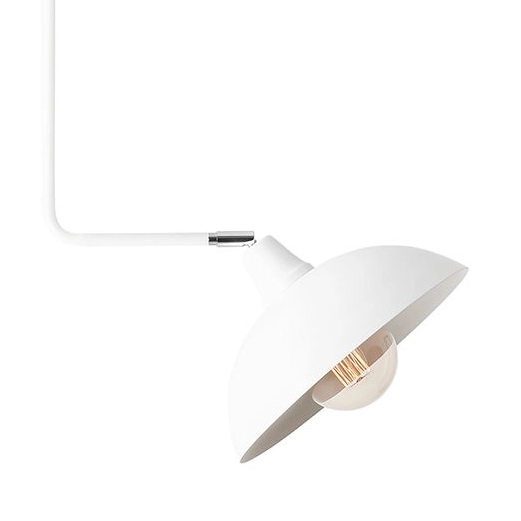 Ruchoma lampa wisząca Espace 1036G Aldex biała do sypialni nad łóżko