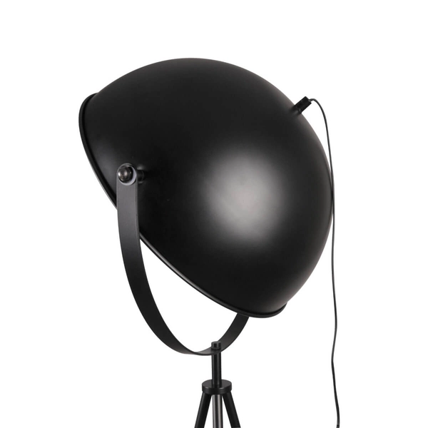 Podłogowa lampa na trójnogu Matylda 327291 Polux kopuła czarna złota