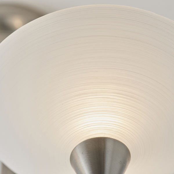 Lampa sufitowa CAGNEY-5SC Endon szklane kielichy satynowy chrom białe