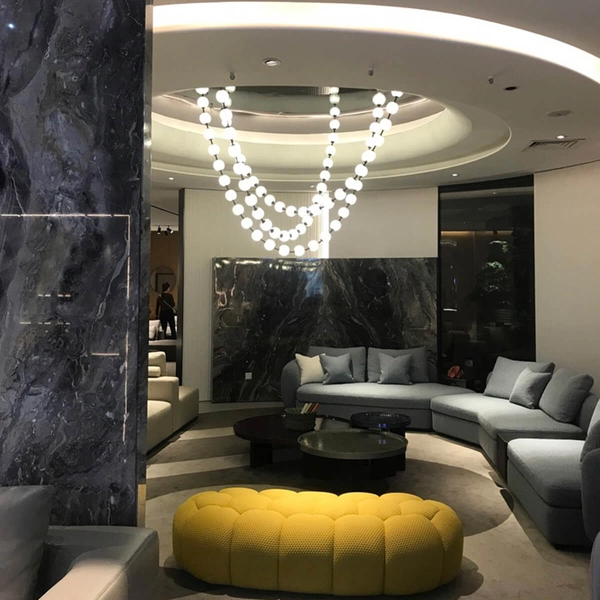 Lampa wisząca kulista Dorado LP-002/2M CCT LED 3000-6000K biała złota