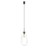 Loftowa lampa wisząca Pear 7797 przezroczysta kropla do salonu