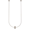 Salonowa lampa wisząca No.C 5081 Shilo regulacja 58cm metalowy platyna