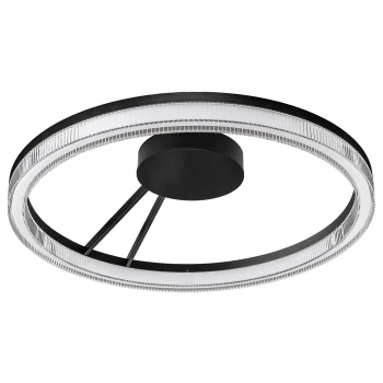 Plafon do salonu ESTARIO LE45397 LED 28W 3000K okrąg czarny