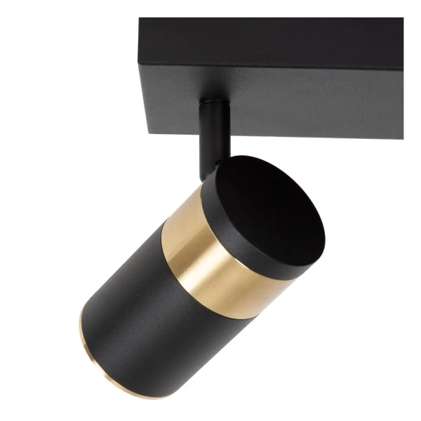 Regulowana lampa sufitowa do salonu GORIK 53909/02/30 czarny złoty