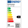 Podtynkowa lampa liniowa 589 Domeno LED 30W 4000K metalowa czarna