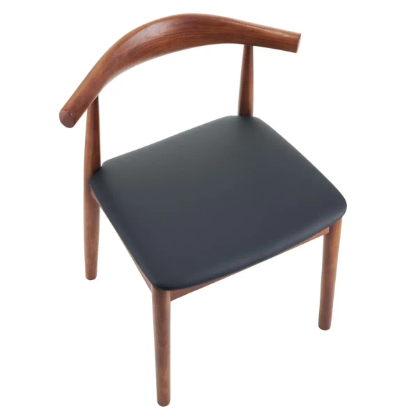 Krzesło drewniane Classy MH-003CH-W Moose Home do jadalni orzechowe