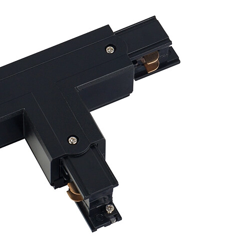 T-ŁĄCZNIK szynoprzewodu uziemienie zewnętrzne - lewe 8244 Nowodvorski do 3-fazowej szyny natynkowej 230V czarny