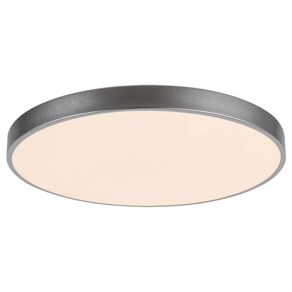 LAMPA sufitowa TESIA 3317 Rabalux nowoczesny plafon LED 60W 3000K - 6000K z pilotem srebrny