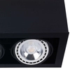 Wpuszczana LAMPA sufitowa BOX ES111 9470 Nowodvorski metalowa OPRAWA prostokątna podtynkowa czarna