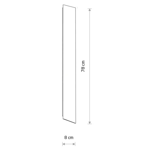 Naścienna lampa do sypialni COMMA 11884 LED 19W 3000K biała