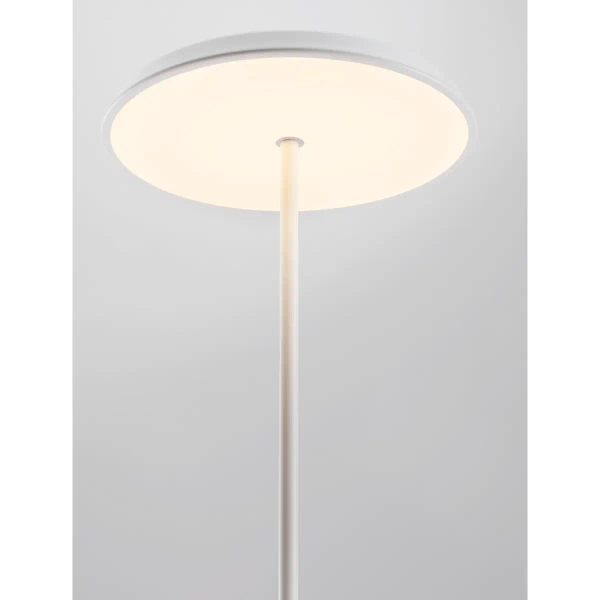 Metalowa lampa podłogowa FOVENTO LE45445 LED 27W 3000K biała