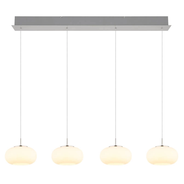 Molekułowa lampa wisząca nad stół Quintara 15744-4HN LED 24W 3000K nikiel