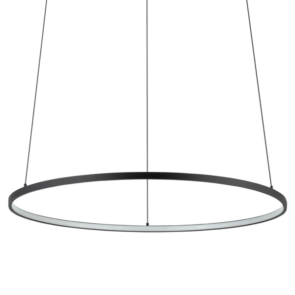 Zwieszana lampa nad stół ring Circolo 10863 Nowodvorski LED 18W 4000K czarna