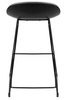 Krzesło barowe ROLF PC-148A czarne 66 cm - polipropylen