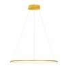 Lampa wisząca złota ringowa LED 32W 4000K neutralna barwa do salonu pierścień SLD/000061/4000/G