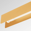 Lampa zwis nad wyspę Spark SL.1396 prostokątna do jadalni złota