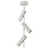 Regulowana lampa sufitowa Leda 3 41153 tubki szare beżowe