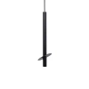 Metalowa lampa wisząca Sopel Ring 41224 tubka nad stół czarna