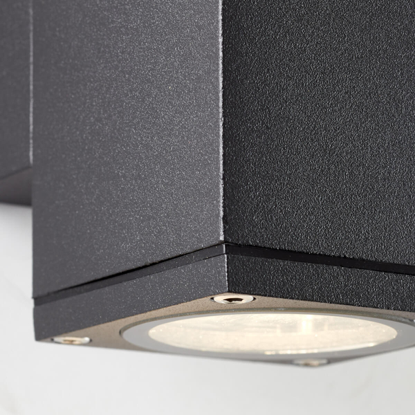 Elewacyjna lampa ścienna Hally 90959A58 IP44 antracyt