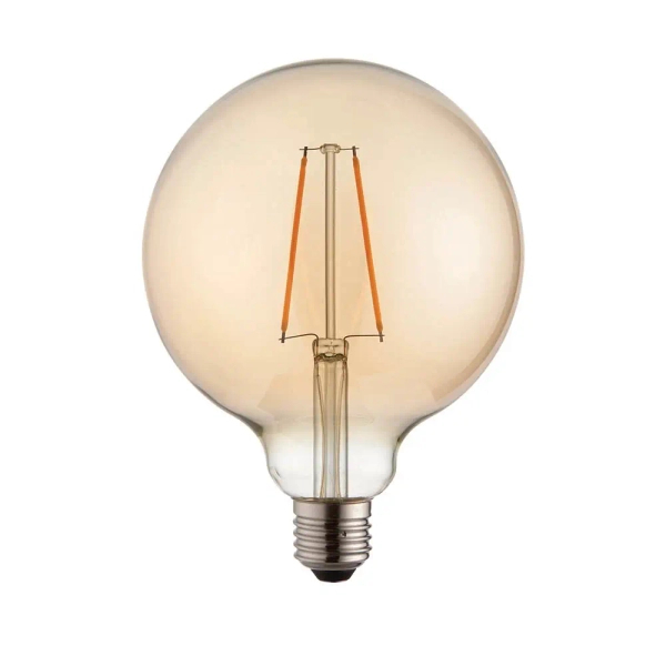 Okrągła żarówka E27 Globe E27 77111 LED 2W 2200K bursztynowy