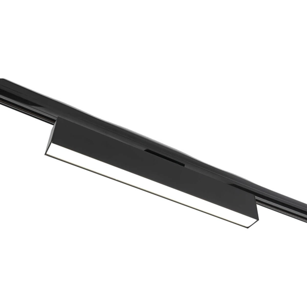 Metalowa oprawa sufitowa MOON LP-559/3 R-1F BK Light Prestige LED 12W 3000K do 1-fazowego systemu szynowego czarna