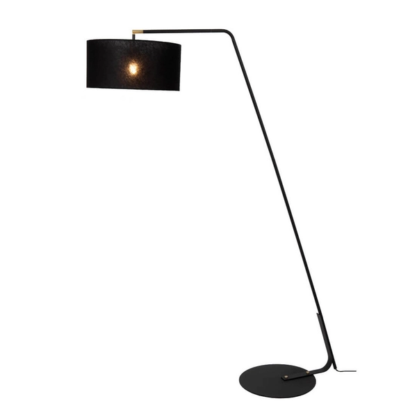 Podłogowa lampa abażurowa KELSO 44719/81/30 metalowa czarna