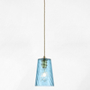 LAMPA wisząca AZURINE 5226 Rabalux szklana OPRAWA zwis niebieski złoty