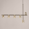 Wisząca lampa reflektory Vendo 33696 Sigma metalowa czarna złota