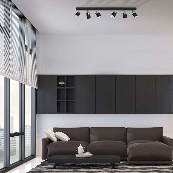 LAMPA sufitowa JOKER MLP1340 Milagro natynkowa OPRAWA metalowa listwa SPOT reflektorki tuby czarne