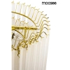 Żyrandol na łańcuchu GORDON biały złoty MSE1501100563 21xE14 szklany glamour