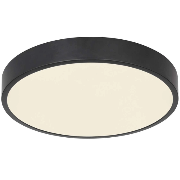 Lampa sufitowa LUCENA 12368-30 okrągła metalowa LED 28W 4000K plafon czarny