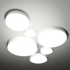 Plafon LAMPA sufitowa BUNGO 7139 Shilo okrągła OPRAWA metalowa biała