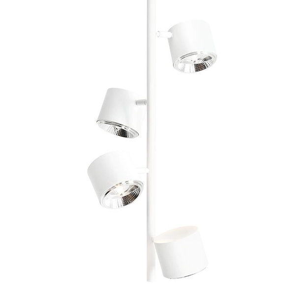 Lampa sufitowa Bot 1046PL_L2 metalowe reflektorki ruchome do salonu biała