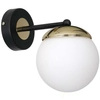 LAMPA ścienna SPARTA MLP6512 Milagro loftowa OPRAWA szklany kinkiet kula ball biała złota