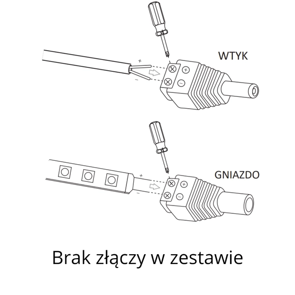 Taśma LED NEON 318053 40W IP65 5m biały różowy