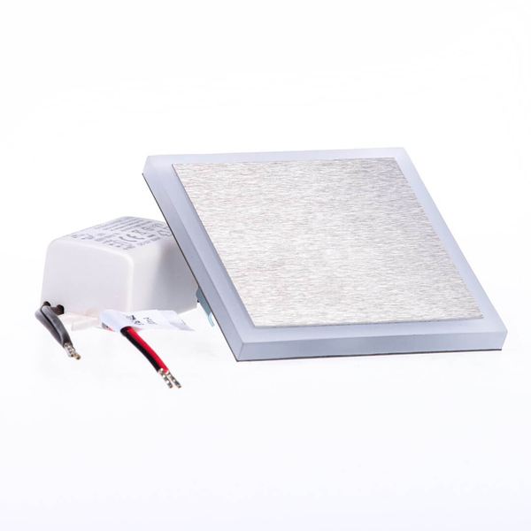 Lampa ścienna Evo EKS0910 Eko-light LED 0,6W 3000K kwadrat biały srebrny