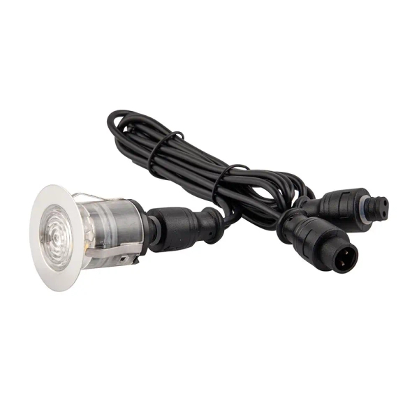 Ogrodowe oczko wpuszczane IKON 94431 LED 0,75W 3000-4000K IP67 srebrne