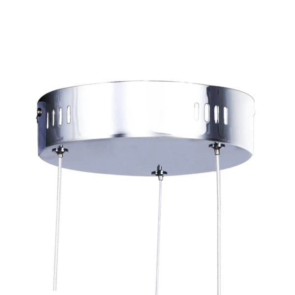 Lampa wisząca glamour CRYSTAL NET 7783-54P chromowana aluminium LED 54W 3000K do biura