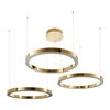 Lampa zwisająca CIRCLE DN924-60+80+100 gold LED 112W 3000K złoty