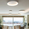 Natynkowy plafon sufitowy 2049 LED 43W 3000K okrągły biały