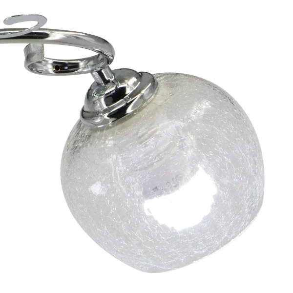 Stylowa lampa sufitowa 3053/3 8C do sypialni chrom