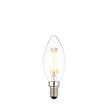 Świecznikowa żarówka E14 93020 LED 4W 2700K przezroczysta