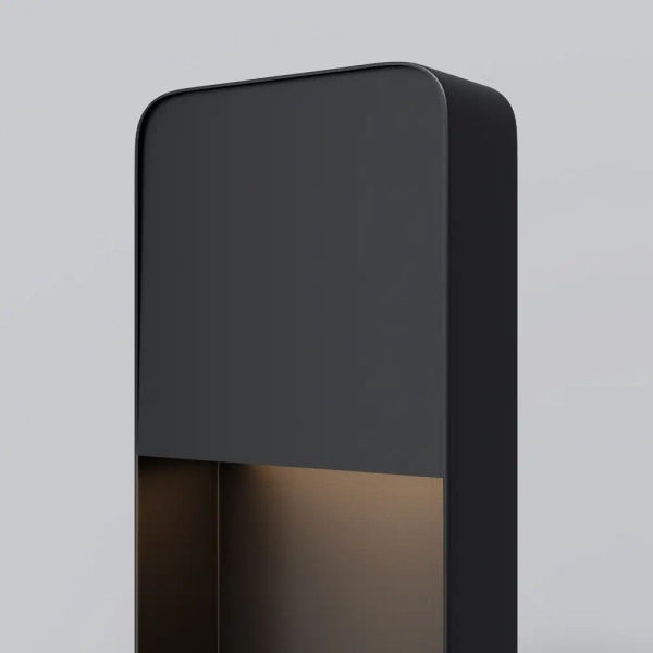 Zewnętrzne lampa stojąca Porte O481FL-L7B3K LED 7W 3000K IP54 czarny