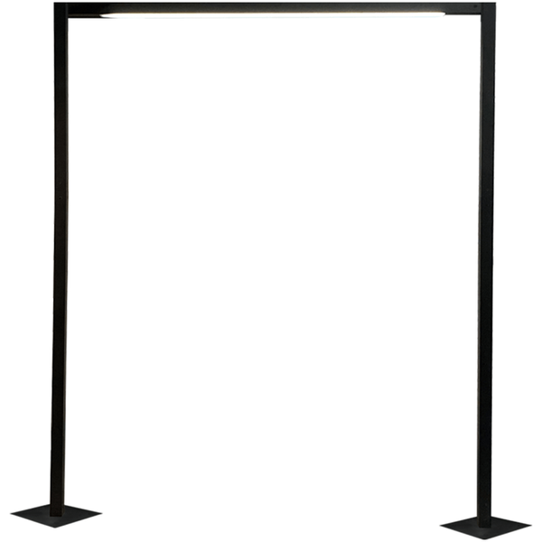 Ogrodowa lampa stojąca TAKETA 9934 IP44 bramka antracyt