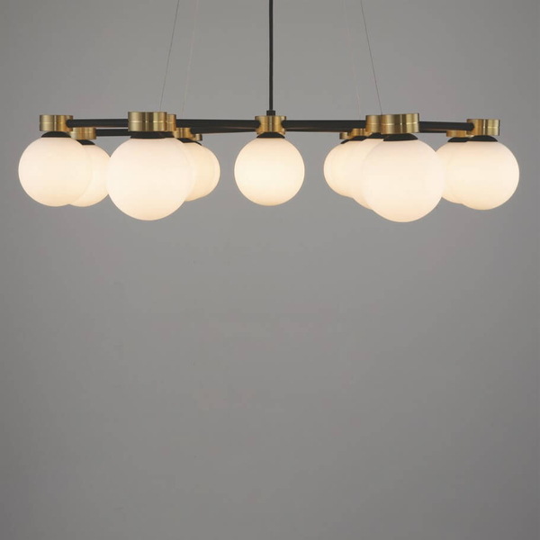 Wisząca lampa molekułowa CAMINOS LE44544 złoty czarny biały