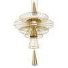 Metalowa lampa zwisowa Susso ST-8713P-S Step do salonu złota