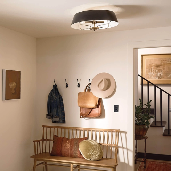 Wisząca lampa nad stół Luella KL-LUELLA-4P-BKB Kichler metalowa czarna