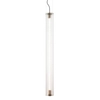 Podłużna wisząca lampa Merezi 1 5216 LED 30W 3000K szklana mosiądz patyna