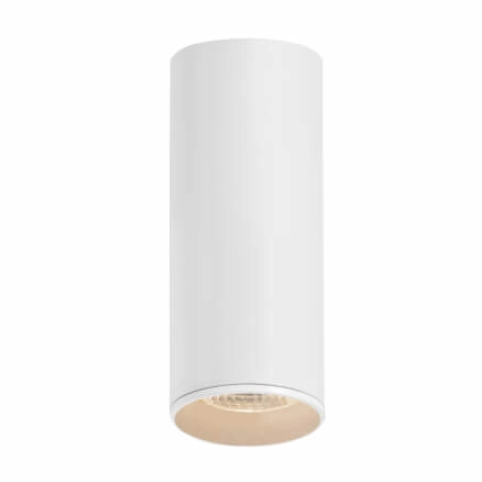 Minimalistyczna lampa sufitowa BARLO 70030101 Kaspa tuba metalowa IP44 biała